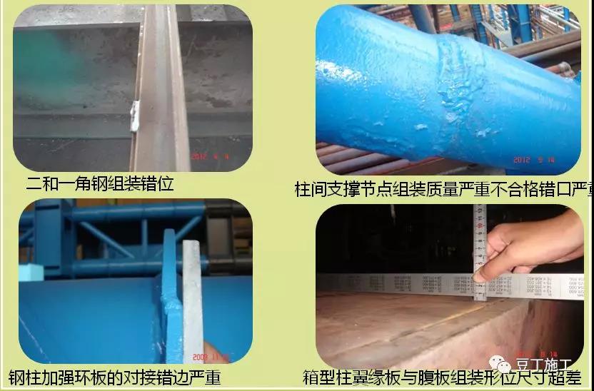 佛山钢结构-组装位置偏差图
